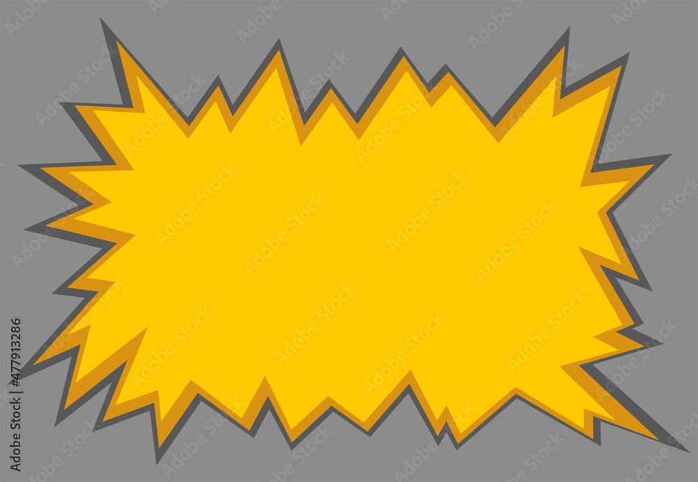Poster abstract background with gradient explosion pattern and some copy space area