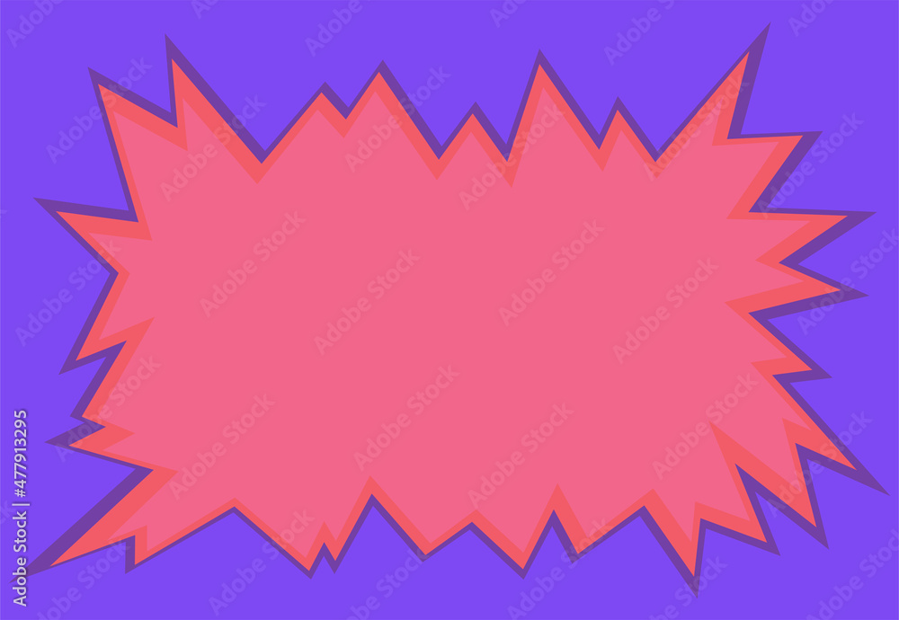 Poster abstract background with gradient explosion pattern and some copy space area