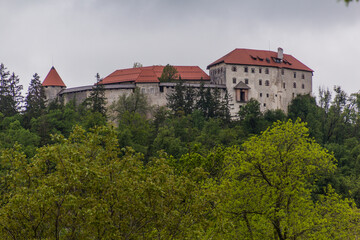 Obraz premium Blejski grad (Bled castle) in Slovenia