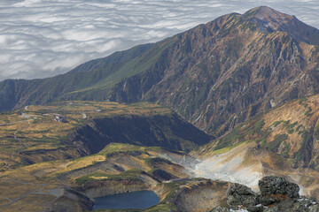 北アルプス室堂の風景