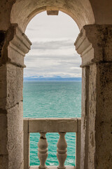 View from the Bell Tower of Piran town, Slovenia