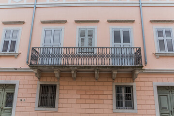 Obraz premium Traditional balcony in Koper, Slovenia