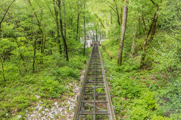 Funicular near Skocjanske jame (Skocjan Caves), Slovenia