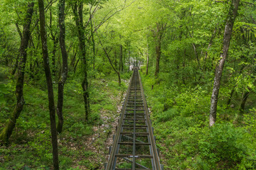 Funicular near Skocjanske jame (Skocjan Caves), Slovenia