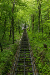 Obraz premium Funicular near Skocjanske jame (Skocjan Caves), Slovenia