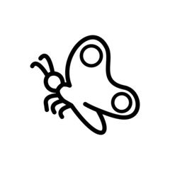 Butterfly line icon