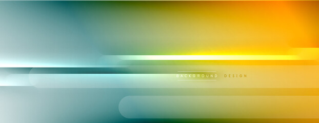 Abstract background - lines composition created with lights and shadows. Technology or business digital template. Trendy simple fluid color gradient abstract background with dynamic