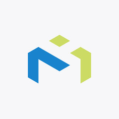 The Mi initials were shaped into a simple, masculine and modern logo. Looks futuristic and edgy. Technology, business & consulting companies and personal projects are all suitable for this logo.