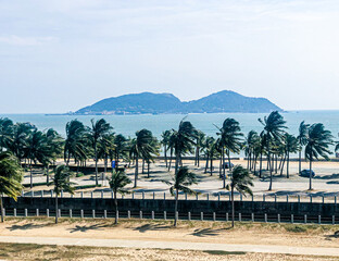 The natural scenery in Yalong Bay, Sanya City