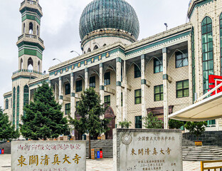 A famous mosque in Xining City