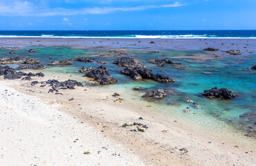 Lagon de Saint-pierre, île de la Réunion 