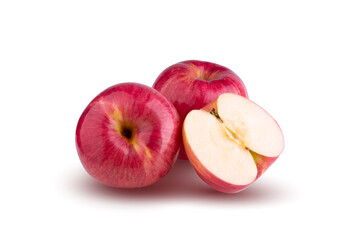 red apple isolated on a white background