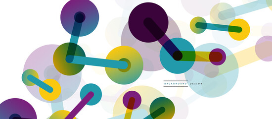 Network concept abstract background. Dots connection. Big data idea. Business template for wallpaper, banner, background or landing