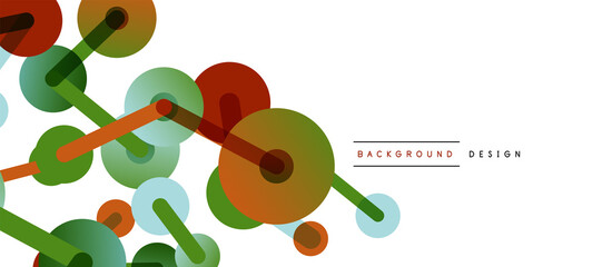 Network concept abstract background. Dots connection. Big data idea. Business template for wallpaper, banner, background or landing