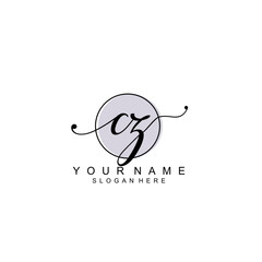CZ initial  Luxury logo design collection