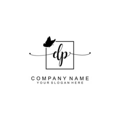 DP initial  Luxury logo design collection