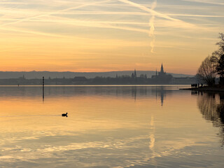 Winter Dezember Bodensee Konstanz