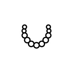 Jewelery Linked Vector Line Icons.