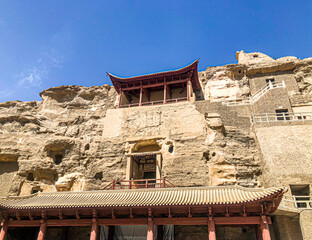 Site of the Mogao Grottoes in Dunhuang City