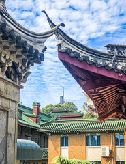 The Jiming Temple, a famous scenic spot in Nanjing
