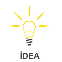 creative idea concept illustration.
burning lightbulb.new idea and thinking concept.