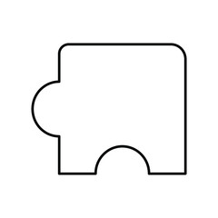 Puzzle Vector icon which is suitable for commercial work and easily modify or edit it


