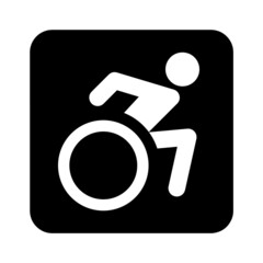 Wheelchair Symbol Vector Illustrator