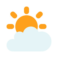Sun Behind Cloud