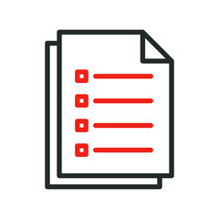 Documents Vector icon which is suitable for commercial work and easily modify or edit it