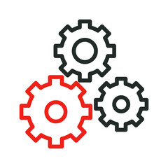 Configuration Vector icon which is suitable for commercial work and easily modify or edit it

