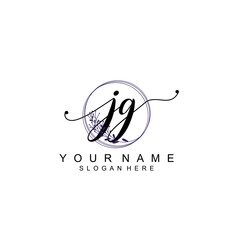 JG initial Luxury logo design collection