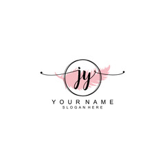 JY initial Luxury logo design collection