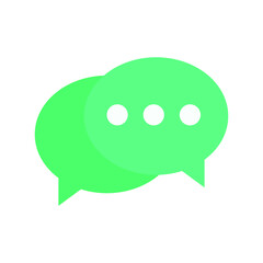 chat bubble Vector icon which is suitable for commercial work and easily modify or edit it

