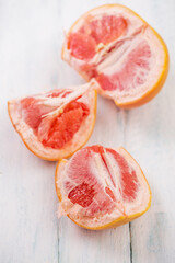 Fresh juicy grapefruit