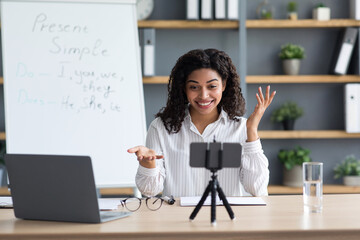 Distant education, new normal and social distance and online call with students