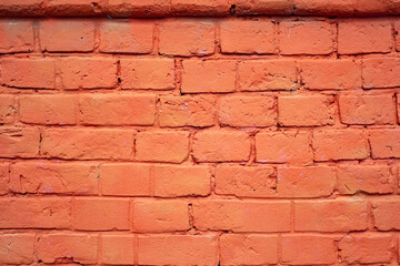 background texture of brickwork painted wall