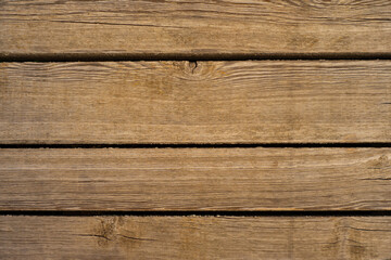 Fototapeta premium Old wooden background. Wooden table or floor.