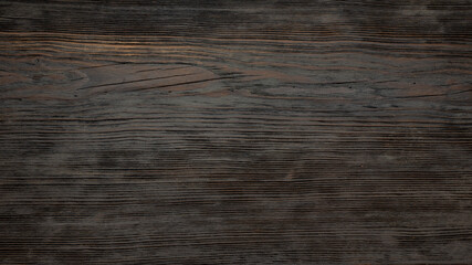 Dark old wooden table texture background top view