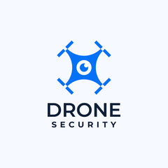 simple drone logo design,