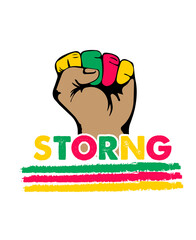 black history month t-shirt design.