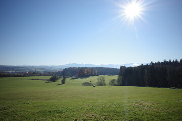Allg&auml;u Landschaft bei Kempten