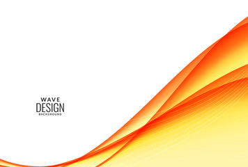 Colorful smoke wave design modern background