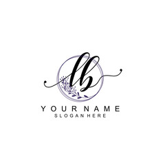 LB initial Luxury logo design collection
