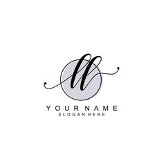 LL initial Luxury logo design collection