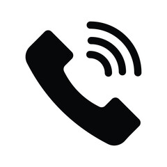Telephone Vector icon which is suitable for commercial work and easily modify or edit it

