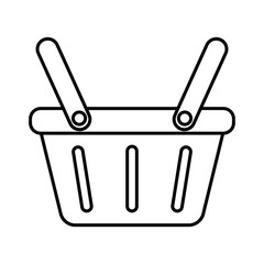 Shopping Basket Vector icon which is suitable for commercial work and easily modify or edit it

