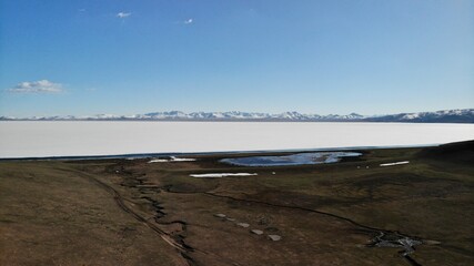 lac song kol,kirghizistan drone