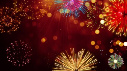 award winner announcement party animation background