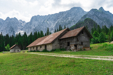 old house in the mountains
