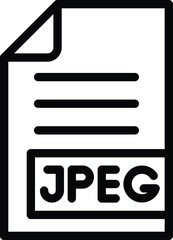 JPEG Vector Icon Desing Illustration